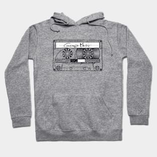 CASSETTE - GOOD MUSIC collector grunge edition Hoodie